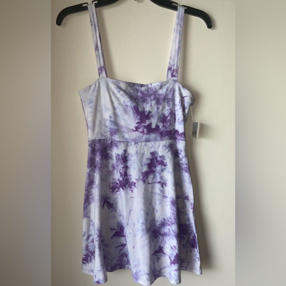 Forever 21 Purple Tie Dye Mini Dress Size Small NEW W/ Tags